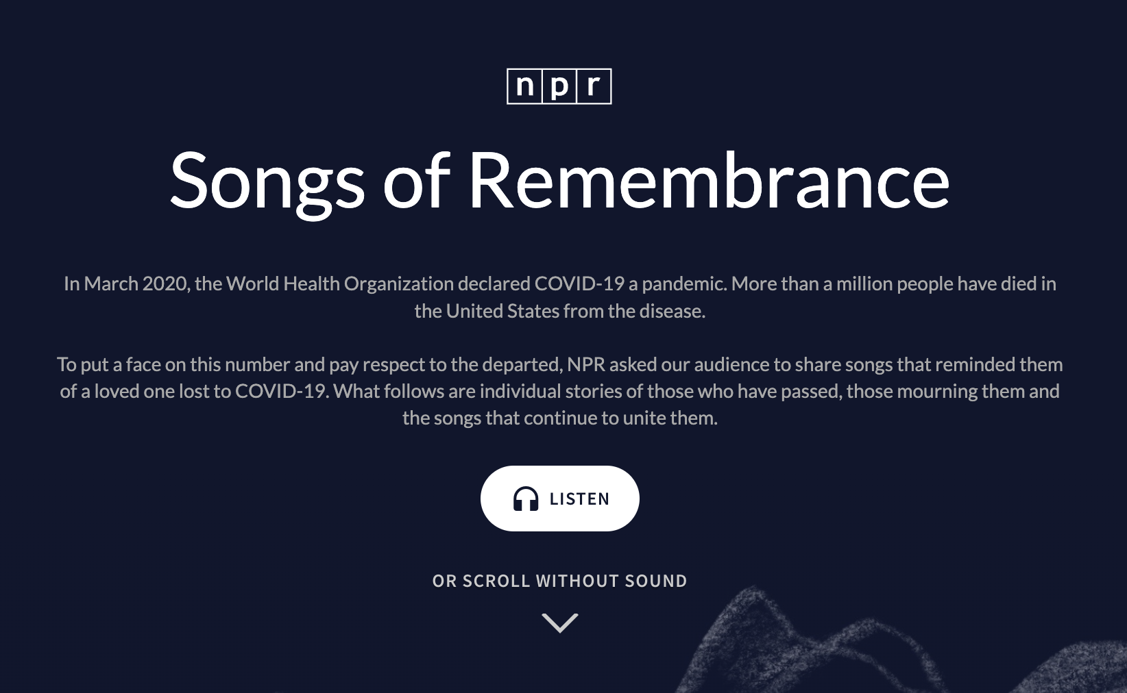 NPR: Songs of Remembrance